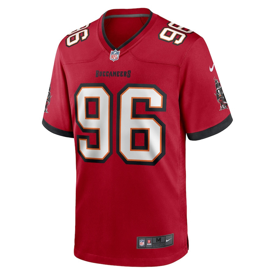 Akiem Hicks 96 Tampa Bay Buccaneers Stitched Jersey – Red