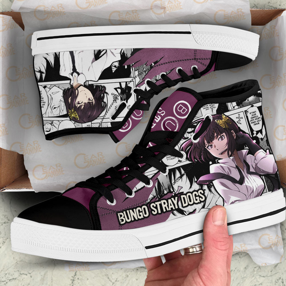 Akiko Yosano High Top Shoes Bungo Stray Dogs Custom Anime Sneakers
