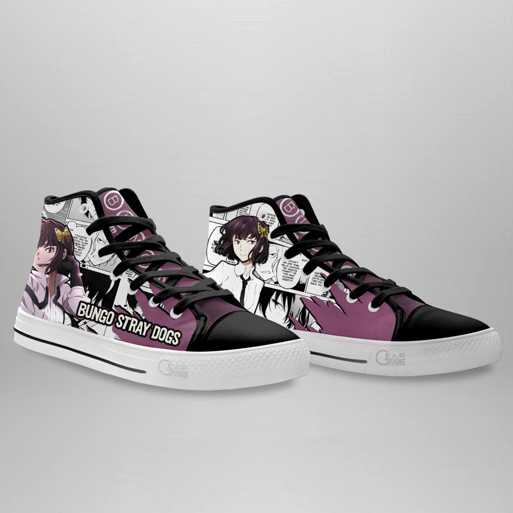 Akiko Yosano High Top Shoes Bungo Stray Dogs Custom Anime Sneakers
