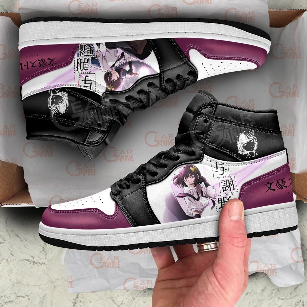 Akiko Yosano JD1s Sneakers Bungo Stray Dogs Anime Shoes, Air Jordan Hightop