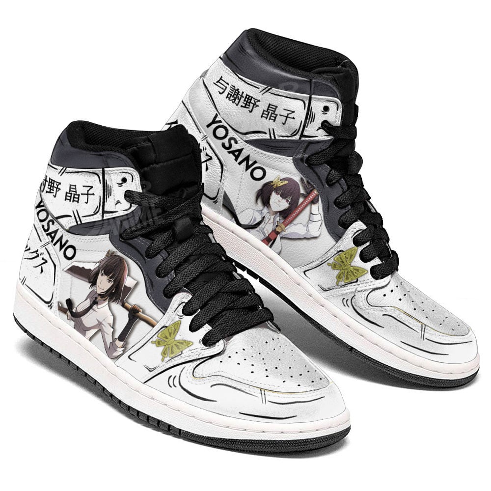 Akiko Yosano JD1s Sneakers Bungo Stray Dogs Anime Shoes, Air Jordan Hightop