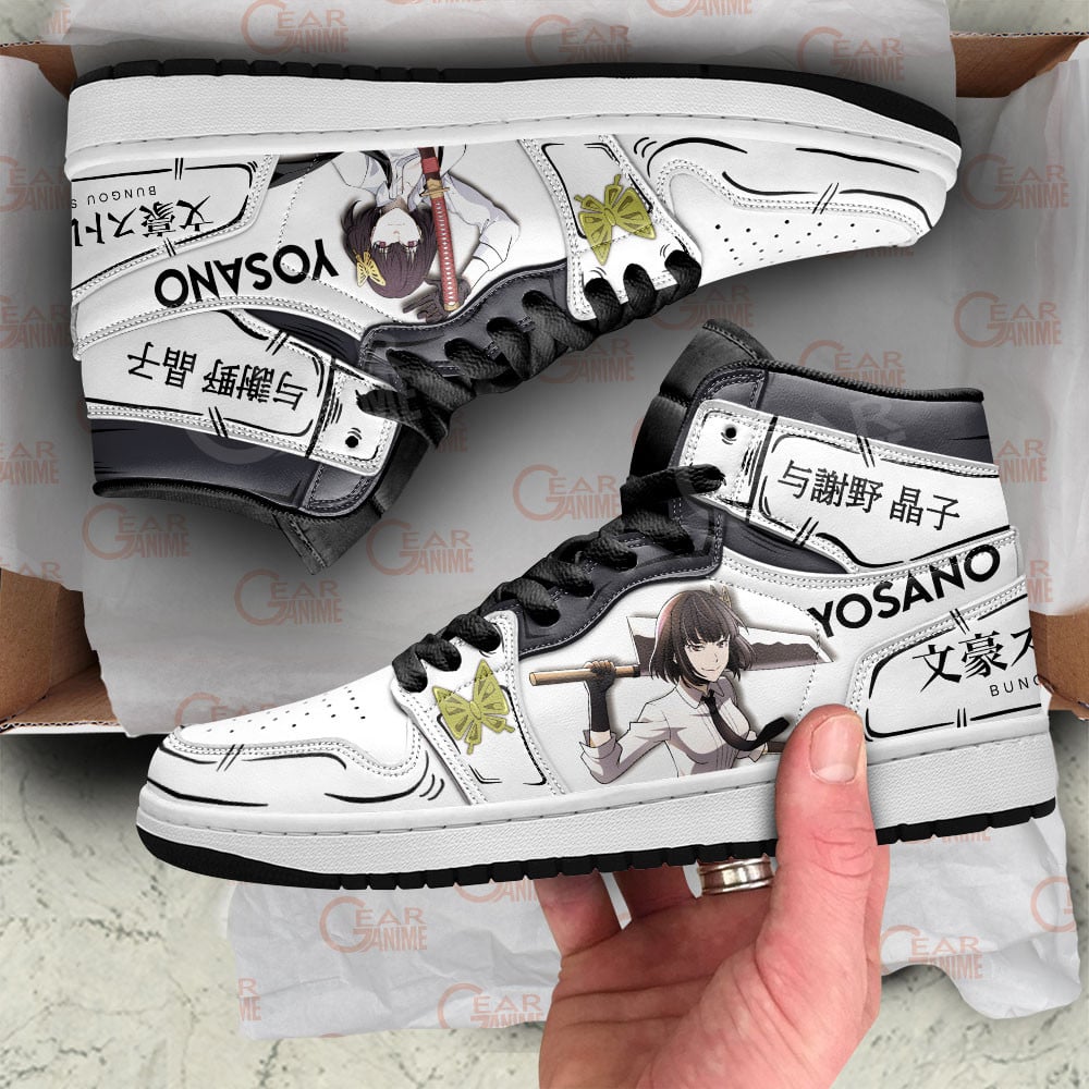 Akiko Yosano JD1s Sneakers Bungo Stray Dogs Anime Shoes, Air Jordan Hightop