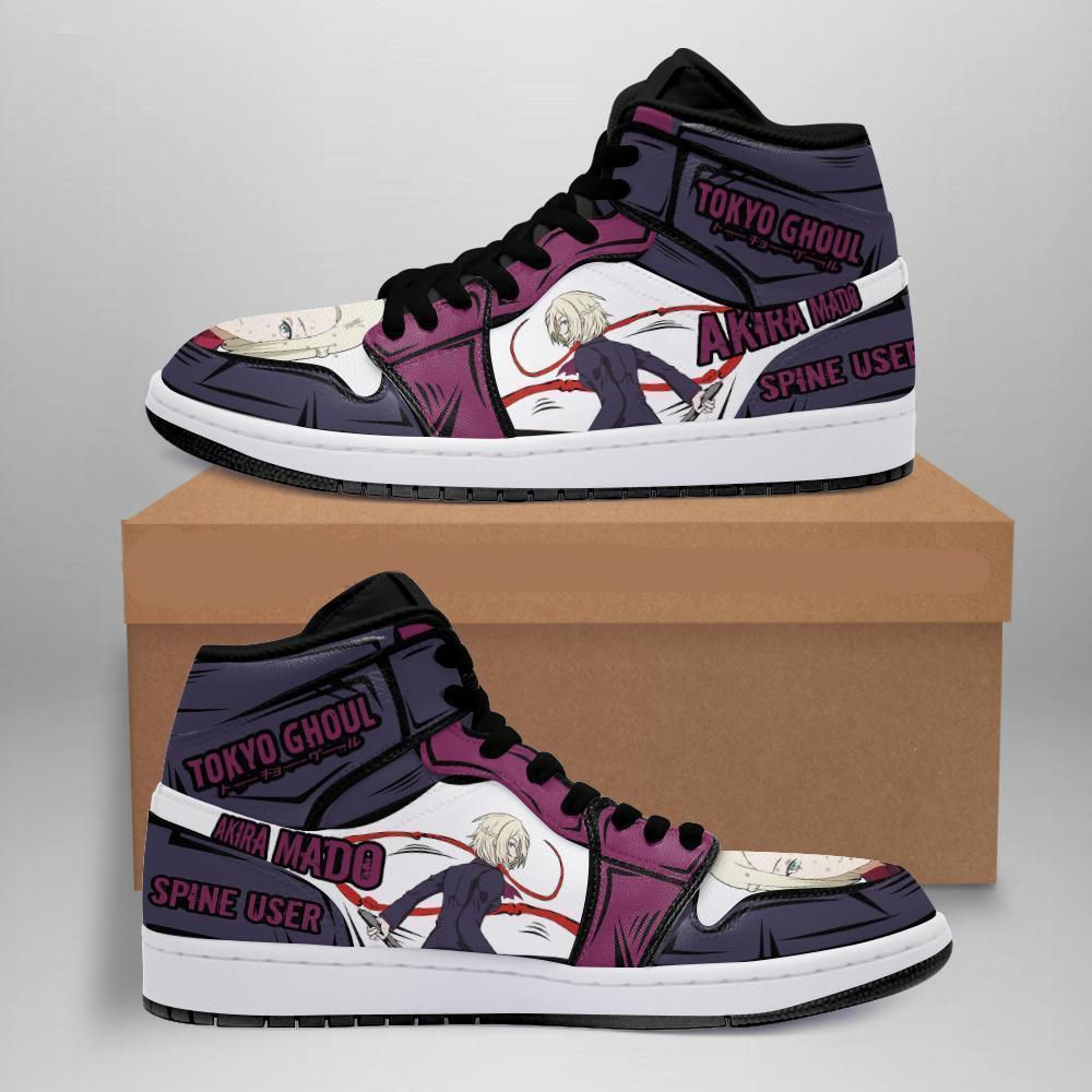 Akira Mado Tokyo Ghoul Anime High Top Air Jordan Sneaker, Air Jordan Hightop