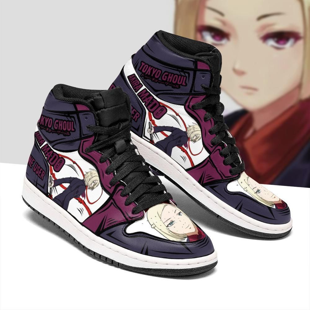 Akira Mado Tokyo Ghoul Anime High Top Air Jordan Sneaker, Air Jordan Hightop