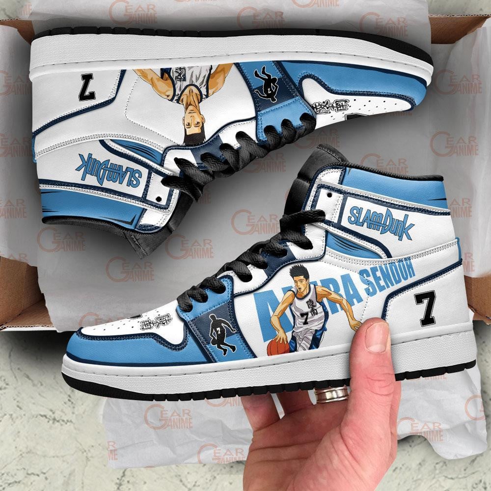 Akira Sendoh JD1s Sneakers Anime Slam Dunk Shoes, Air Jordan Hightop