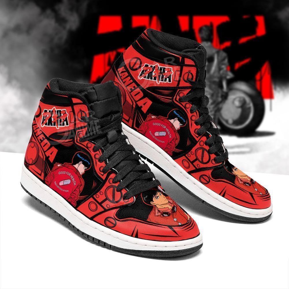 Akira Shotaro Kaneda JD1s Sneakers Anime Shoes, Air Jordan Hightop