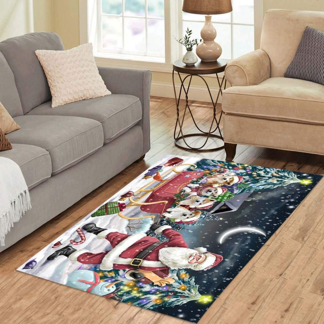 Akita Christmas Limited Edition Rectangle Rug
