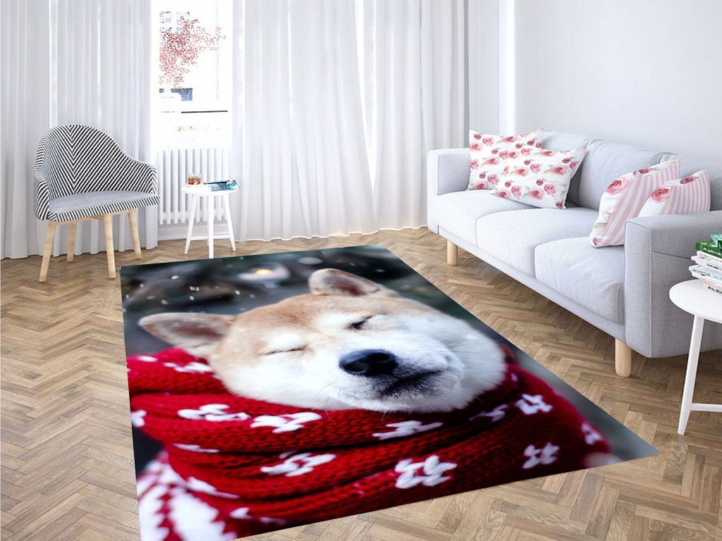 Akita Dog Living Room Modern Carpet Rectangle Rug