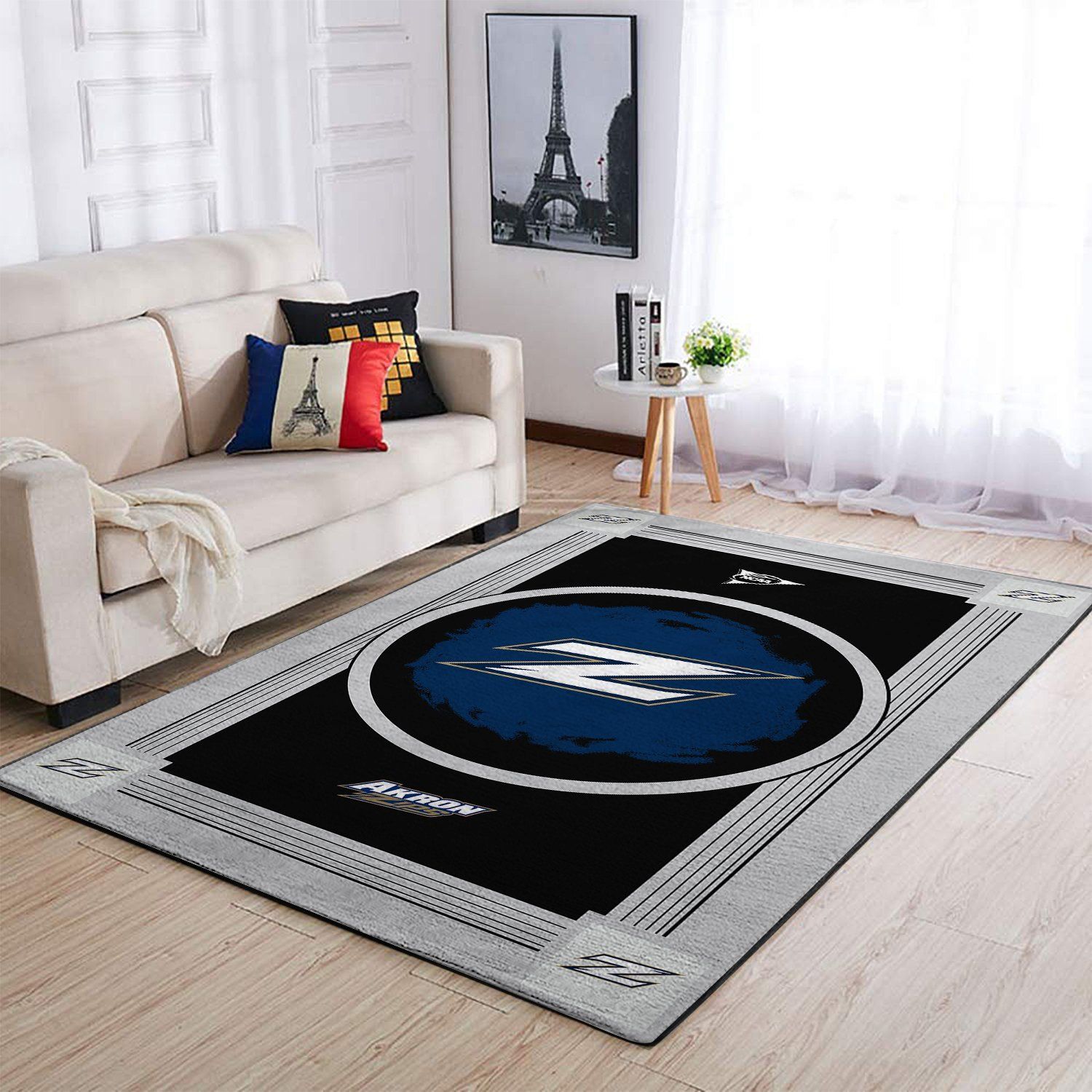 Akron Zips Living Room Area Rectangle Rug