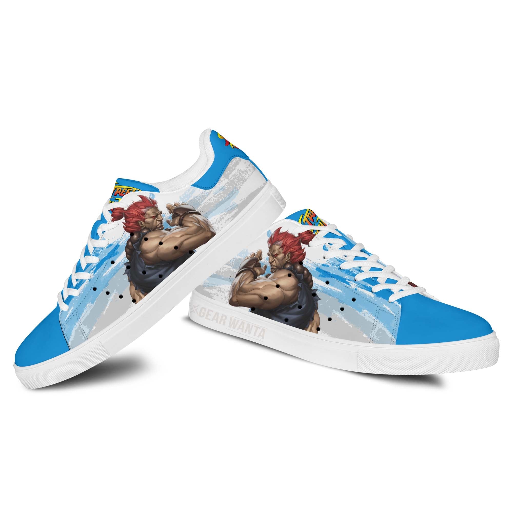 Akuma Skate Shoes Custom Street Fighter Game Shoes