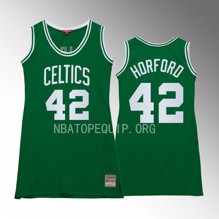 Al Horford Boston Celtics #42 Hardwood Classics Jersey Green Women