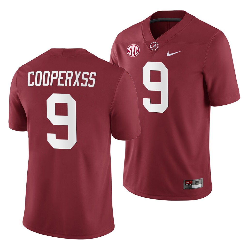 Alabama Crimson Tide Amari Cooper Crimson 2019 Home History Player Jersey NCAA