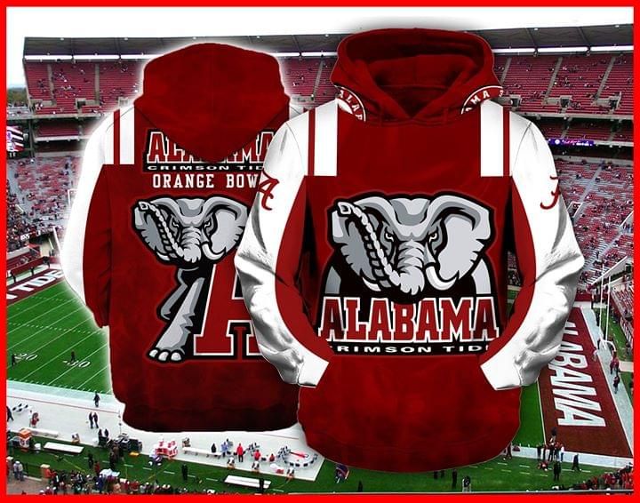 Alabama crimson tide fan 3D Hoodie