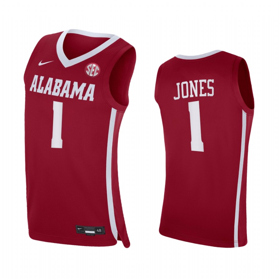 Alabama Crimson Tide Herbert Jones Crimson 2021 College Jersey