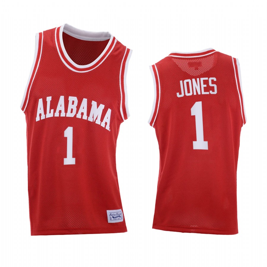 Alabama Crimson Tide Herbert Jones Red 2021 Throwback College Jersey