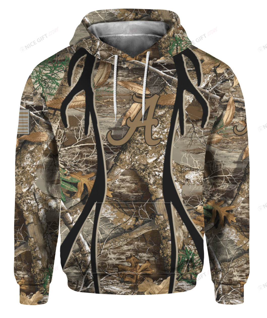 Alabama Crimson Tide Hunting 3D Hoodie Gift For Fans