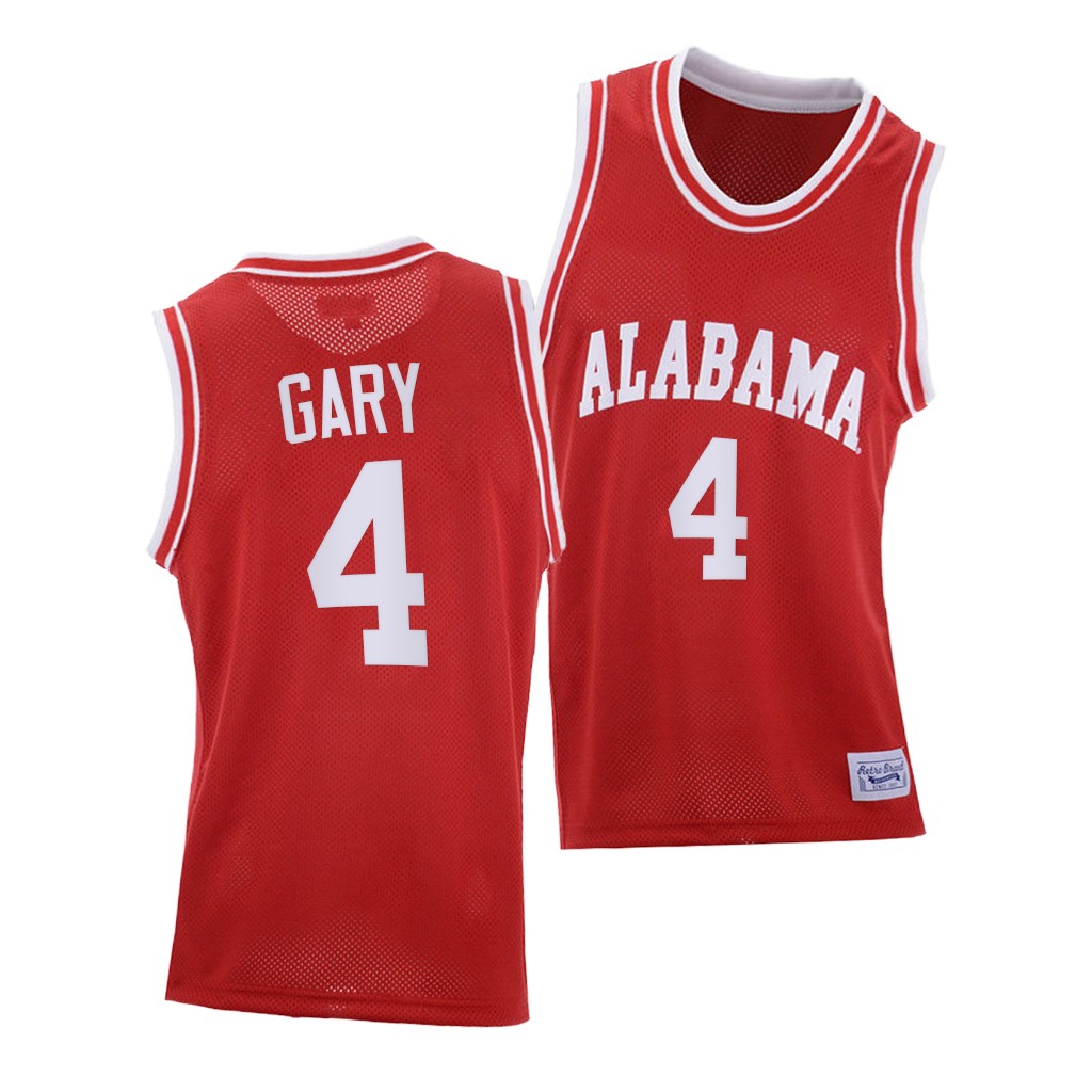 Alabama Crimson Tide Juwan Gary Red 2021 Throwback College Jersey
