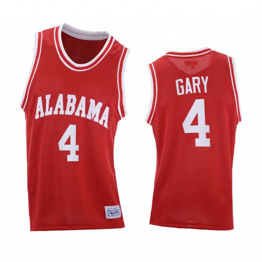 Alabama Crimson Tide Juwan Gary Red 2021 Throwback College Jersey