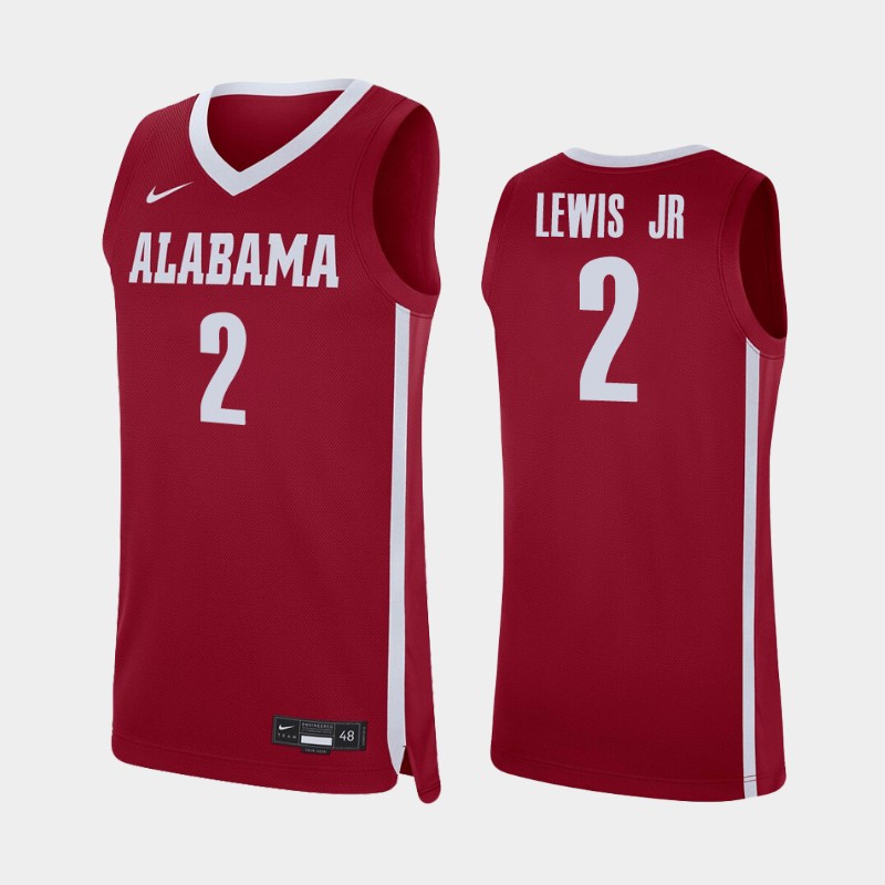 Alabama Crimson Tide Kira Lewis Jr. Crimson Men's College Jersey