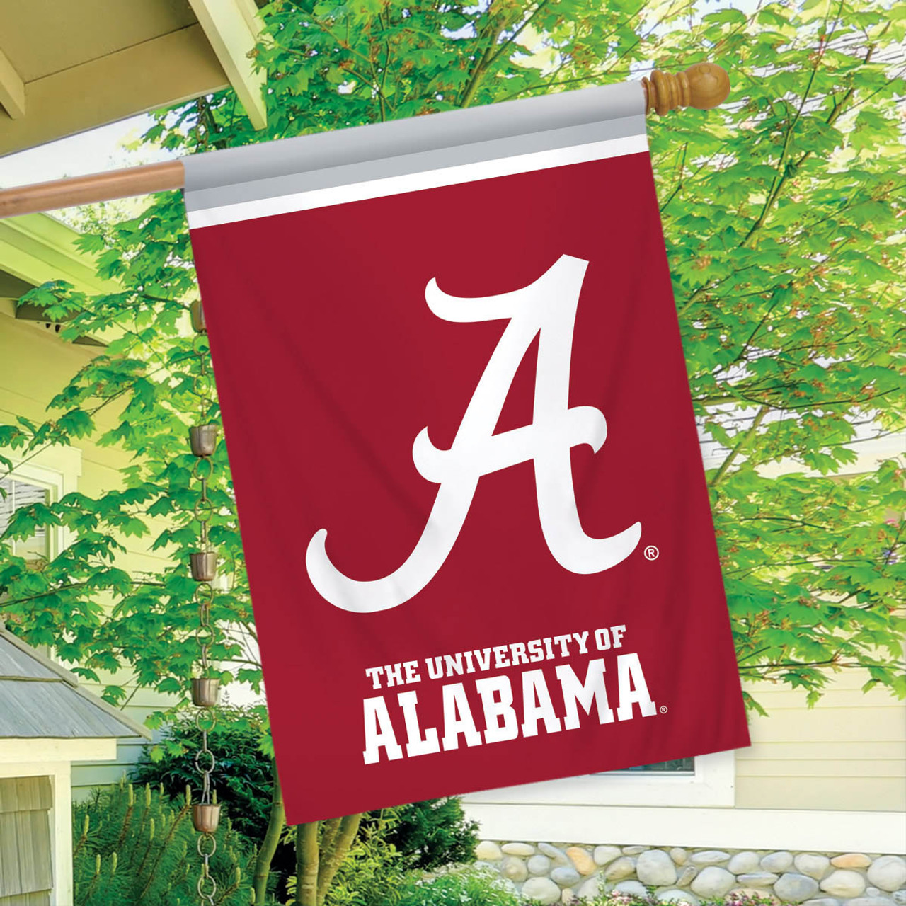 Alabama Crimson Tide NCAA Garden Flag, House Flag