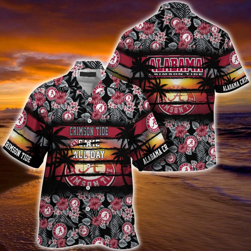 Alabama Crimson Tide NCAA Summer – Hawaii Shirt For This Season – Gift For Sport Lovers Floral Pattern