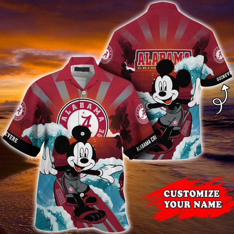 Alabama Crimson Tide NCAA Summer Customized Hawaiian Shirt