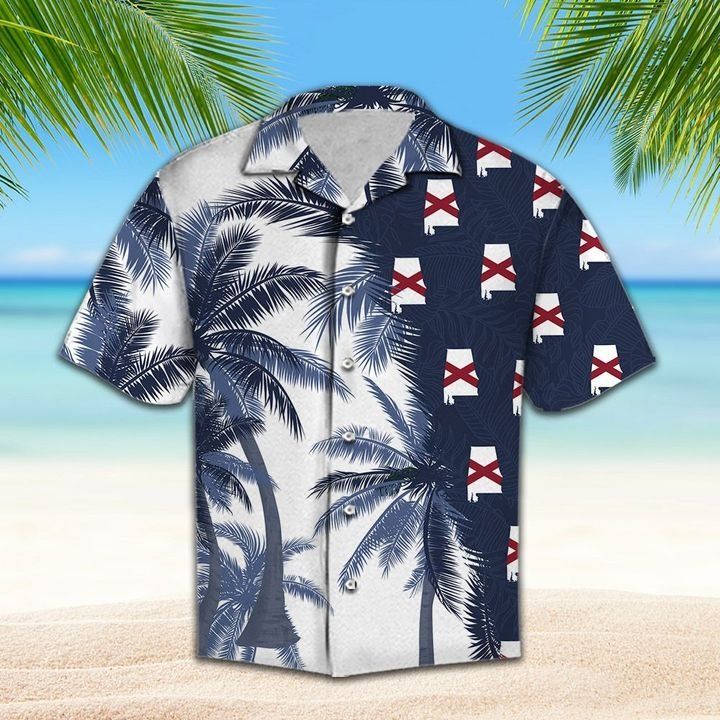 Alabama Hawaiian Aloha Shirt Unisex Colorful Hawaiian Beach