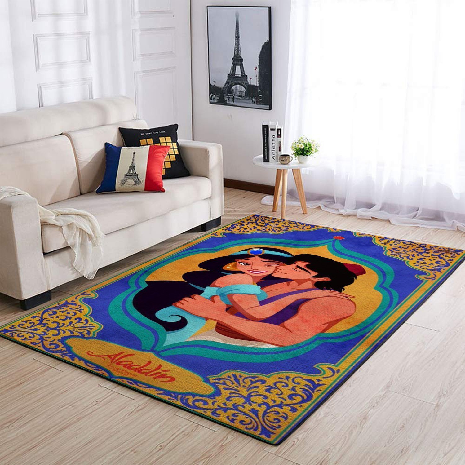 Aladdin Princess Jasmine Area Rectangle Rug