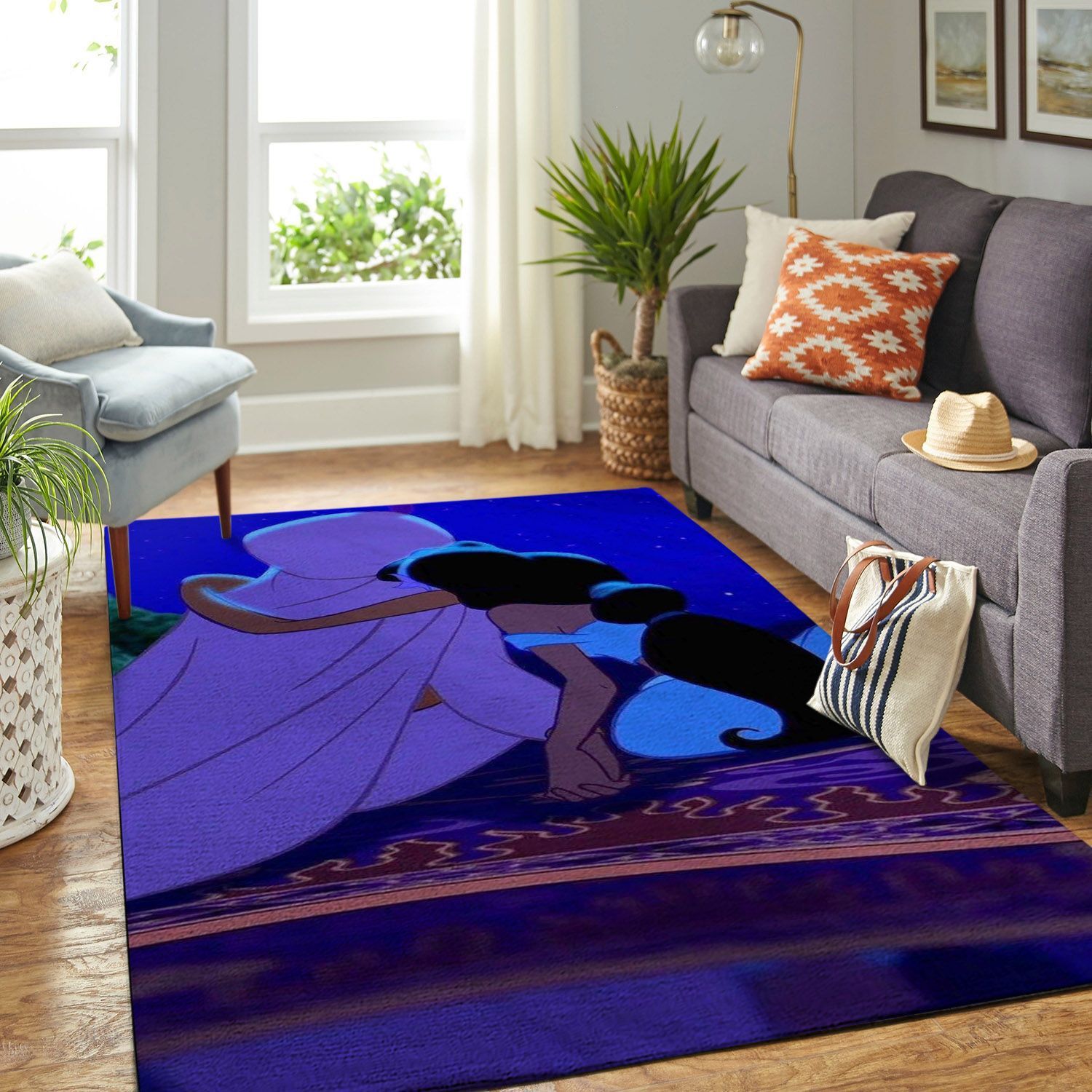Aladin Living Room Area Rectangle Rug