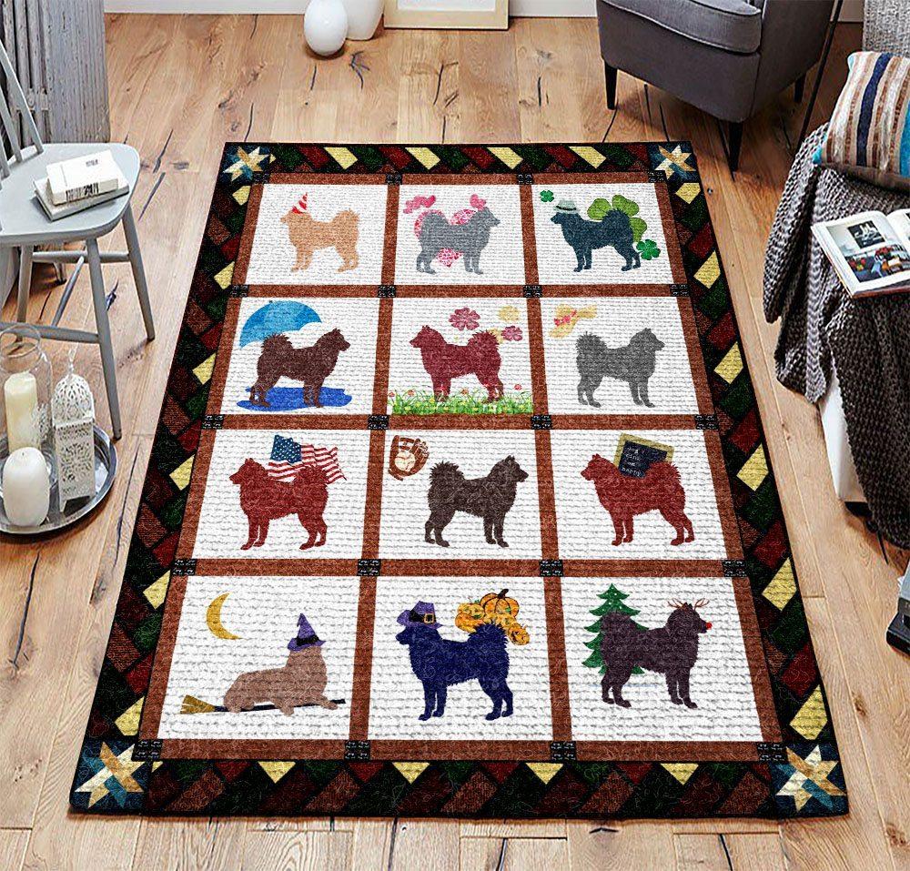 Alaskan Malamute Limited Edition Rectangle Rug