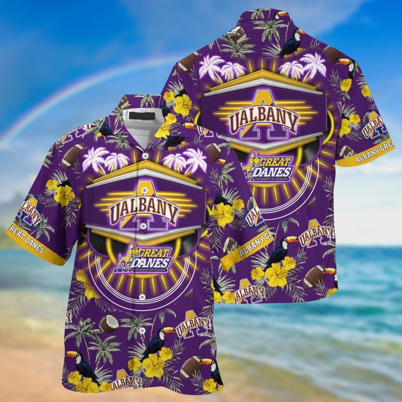 Albany Great Danes NCAA – Hawaii Shirt For This Season – Gift For Sport Lovers