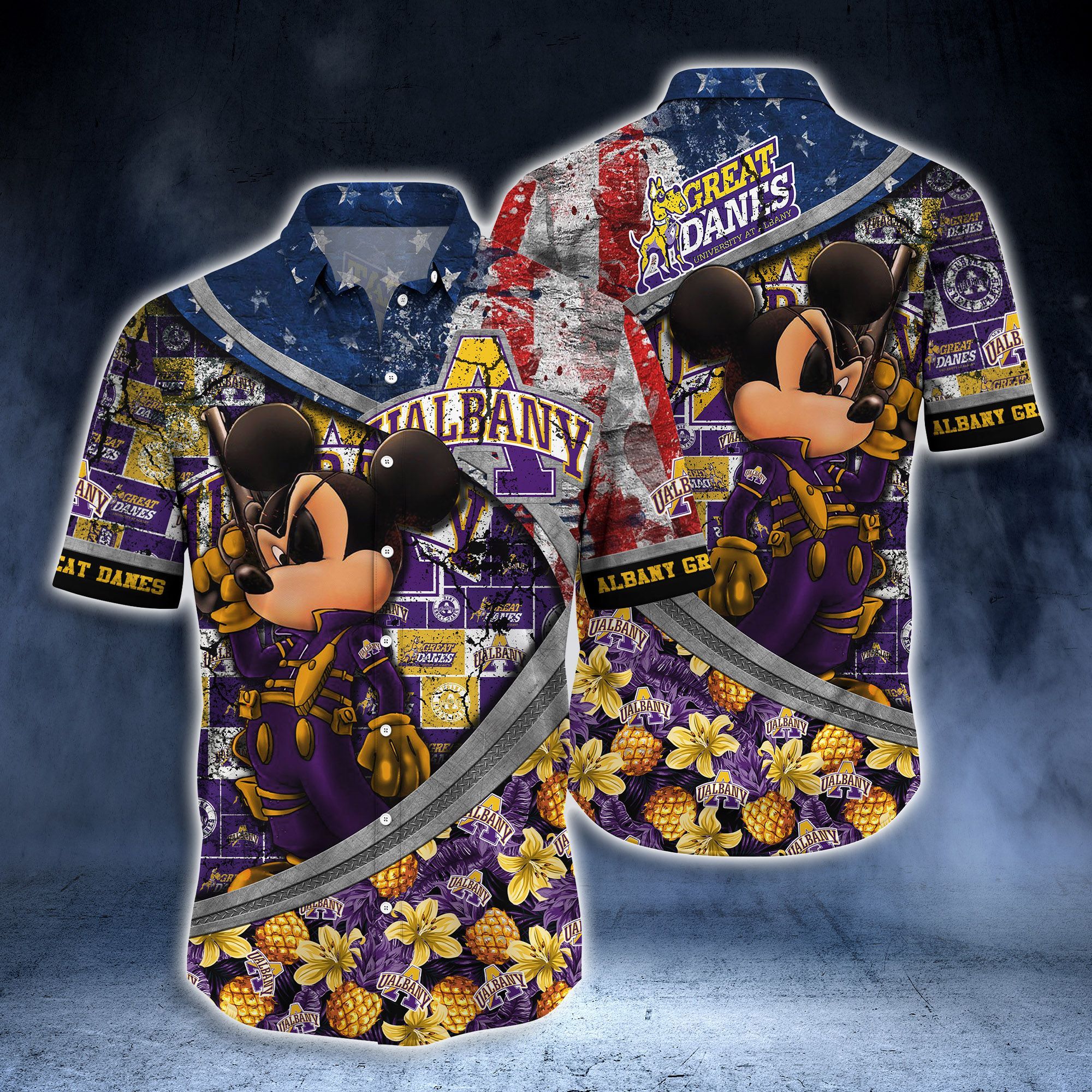 Albany Great Danes NCAA -Hawaii Shirt Style Hot Trending