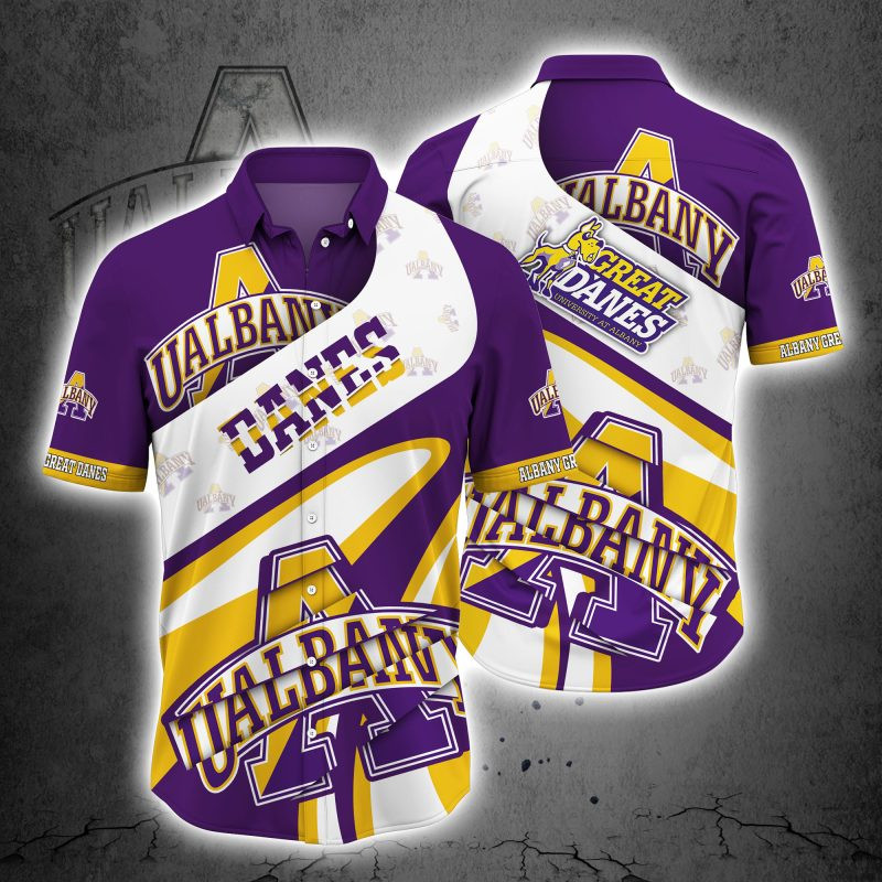 Albany Great Danes NCAA Hawaiian Shirt