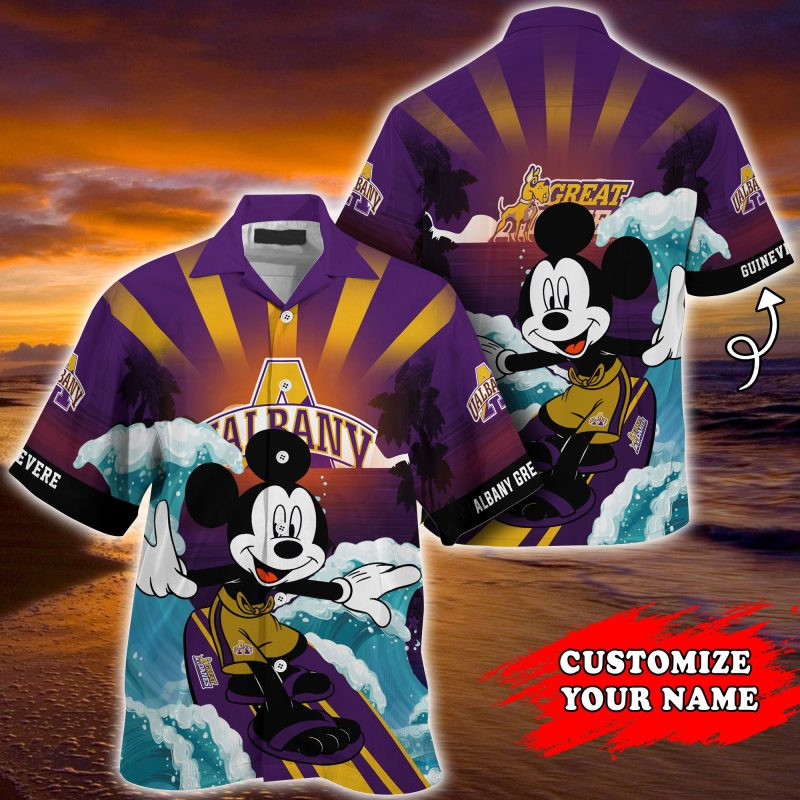 Albany Great Danes NCAA Summer Customized Hawaiian Shirt