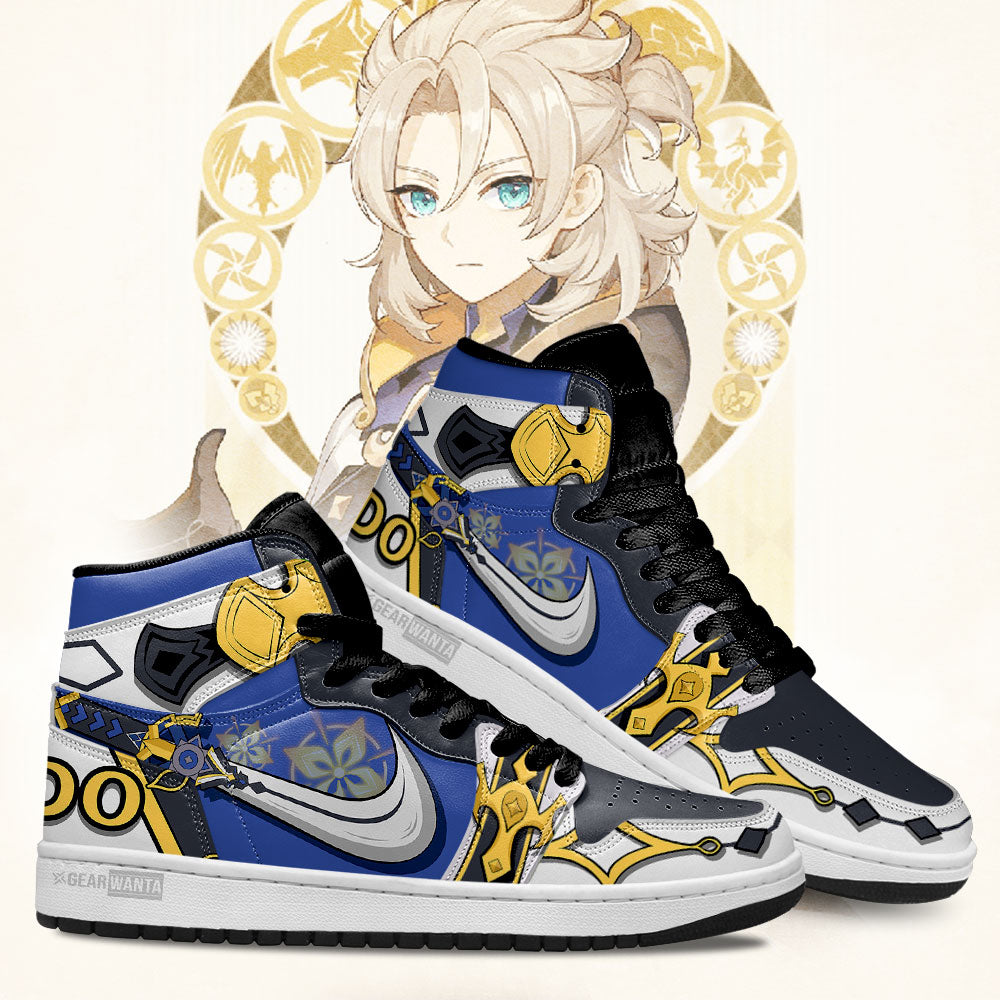 Albedo Genshin Impact J1 Shoes For Fans Sneakers, Air Jordan Hightop