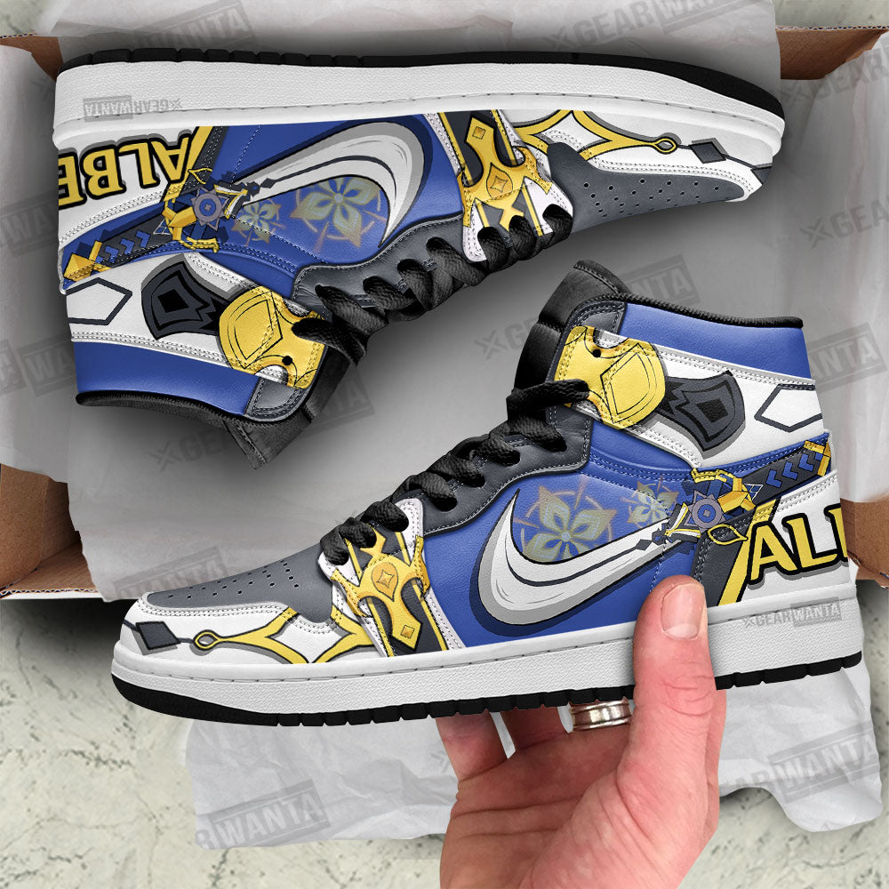 Albedo Genshin Impact J1 Shoes For Fans Sneakers, Air Jordan Hightop