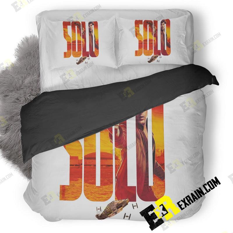 Alden Ehrenreich As Han Solo In A Star Wars Story 8K Poster Jc 3D Customized Duvet Cover Bedding Set