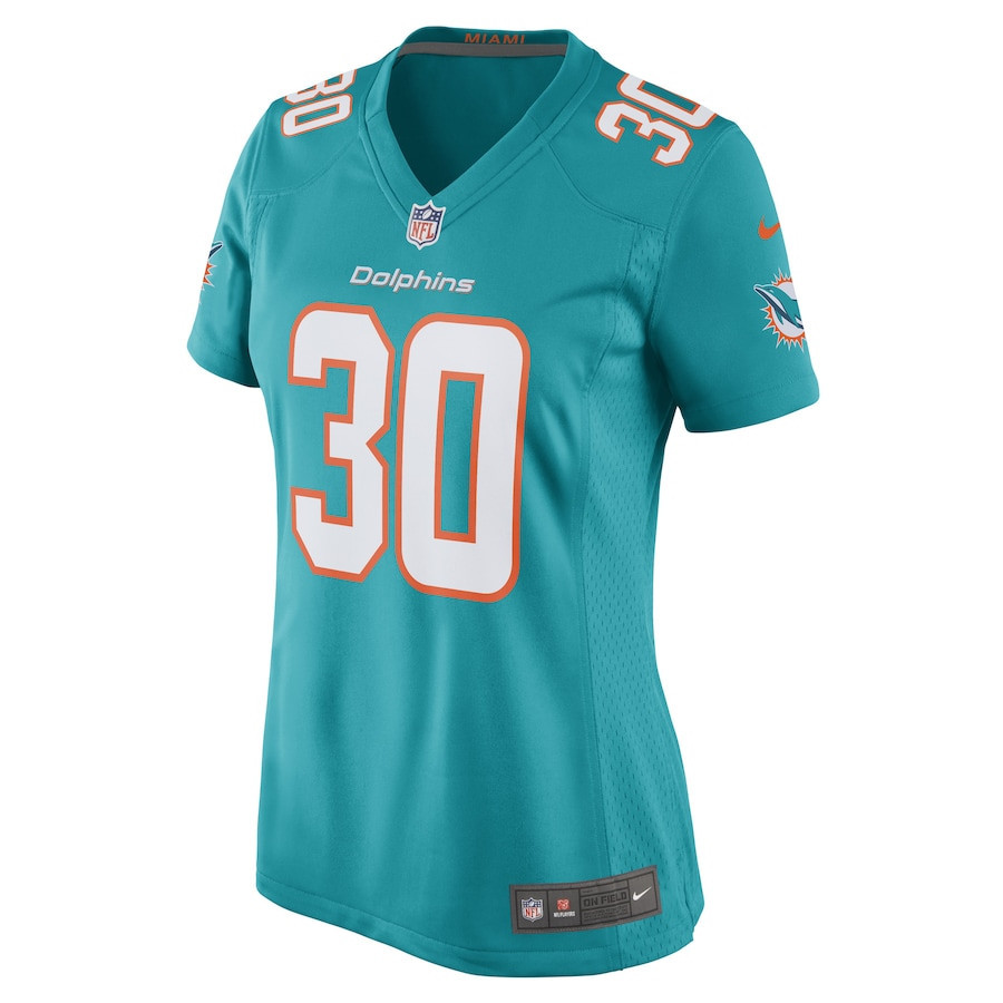 Alec Ingold Miami Dolphins Women’s Stitched Jersey – Aqua