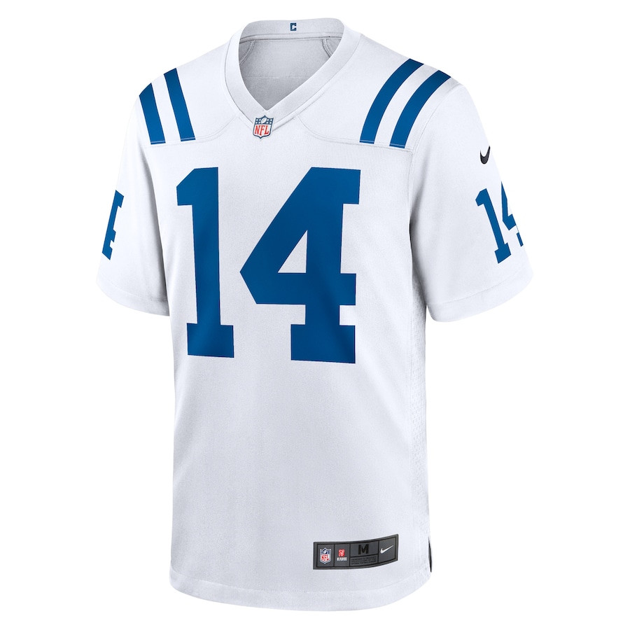 Alec Pierce 14 Indianapolis Colts Away Game Player Stitched Jersey – White