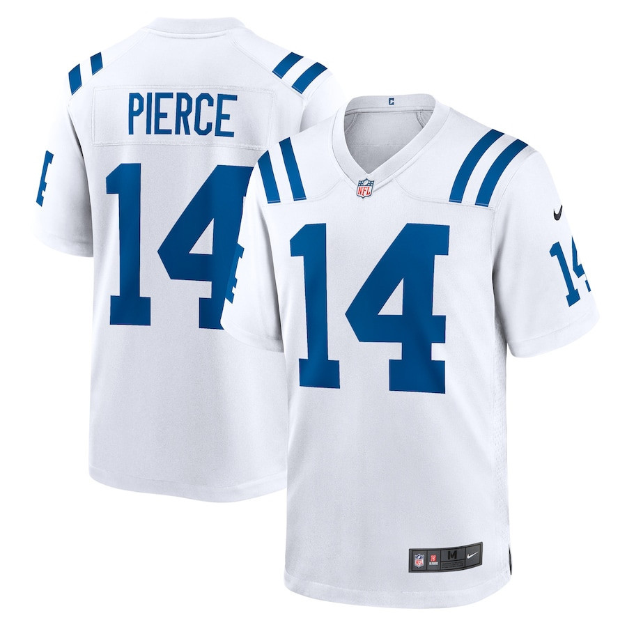 Alec Pierce 14 Indianapolis Colts Away Game Player Stitched Jersey – White