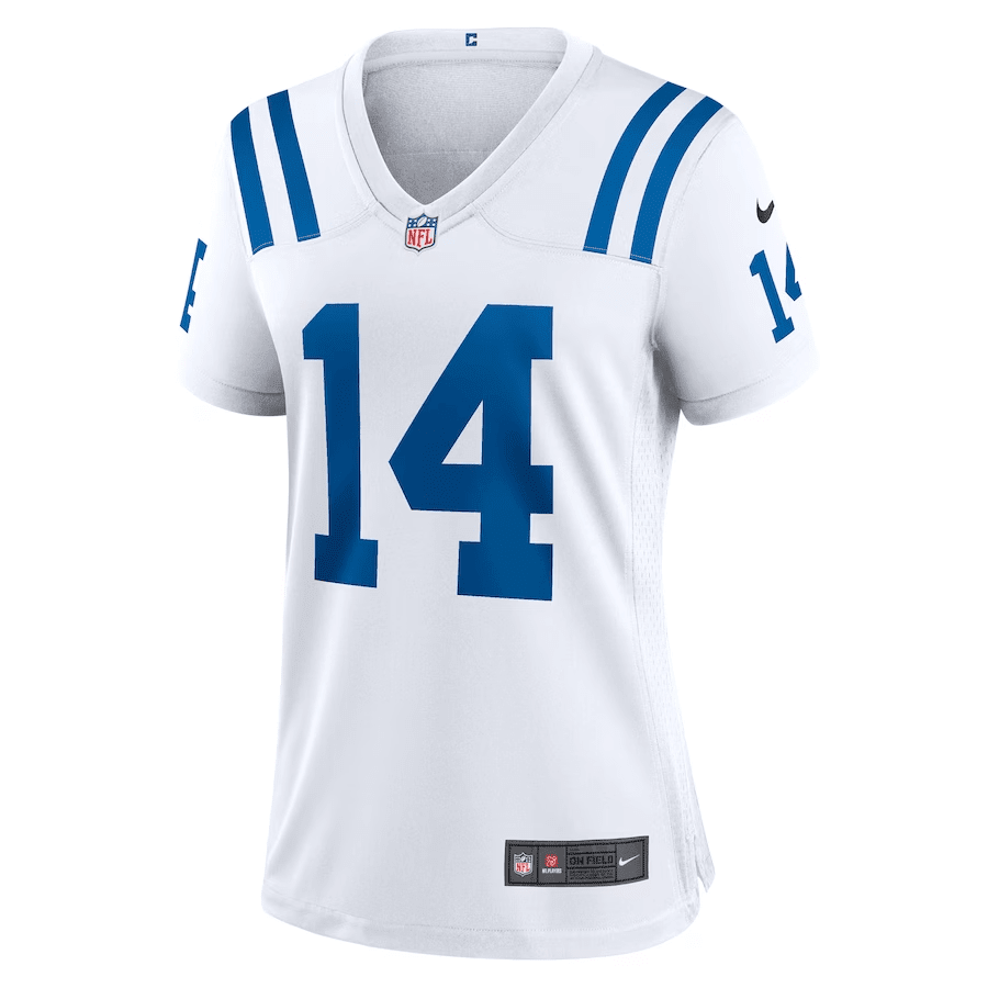 Alec Pierce 14 Indianapolis Colts Women’s Away Game Player Stitched Jersey – White