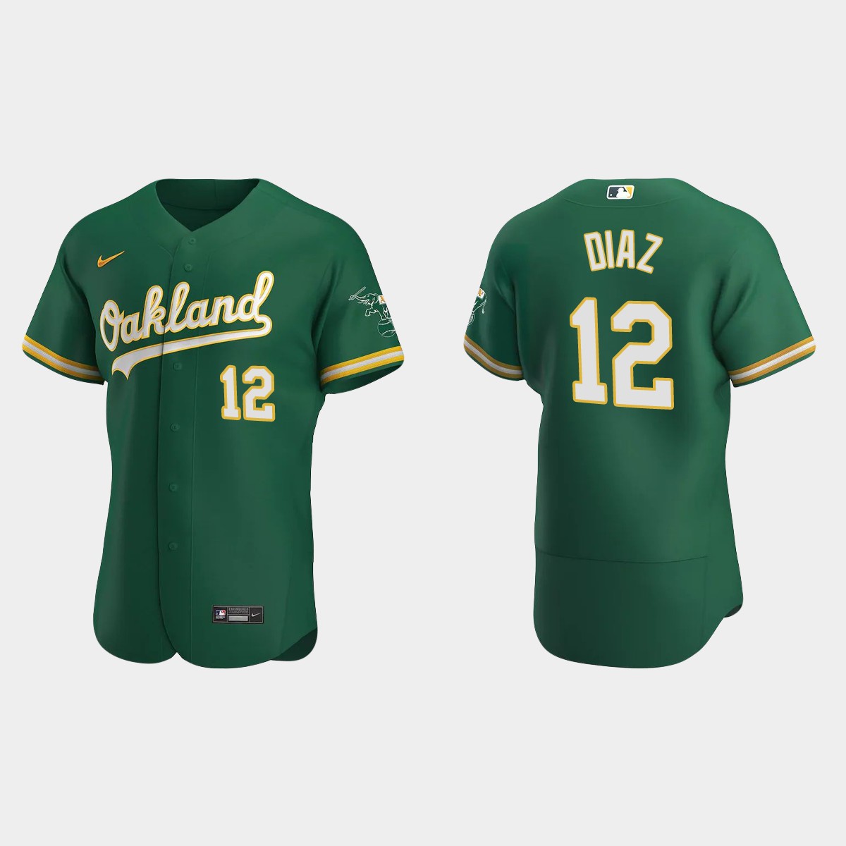 Aledmys Diaz Oakland Athletics Alternate Jersey – Kelly Green