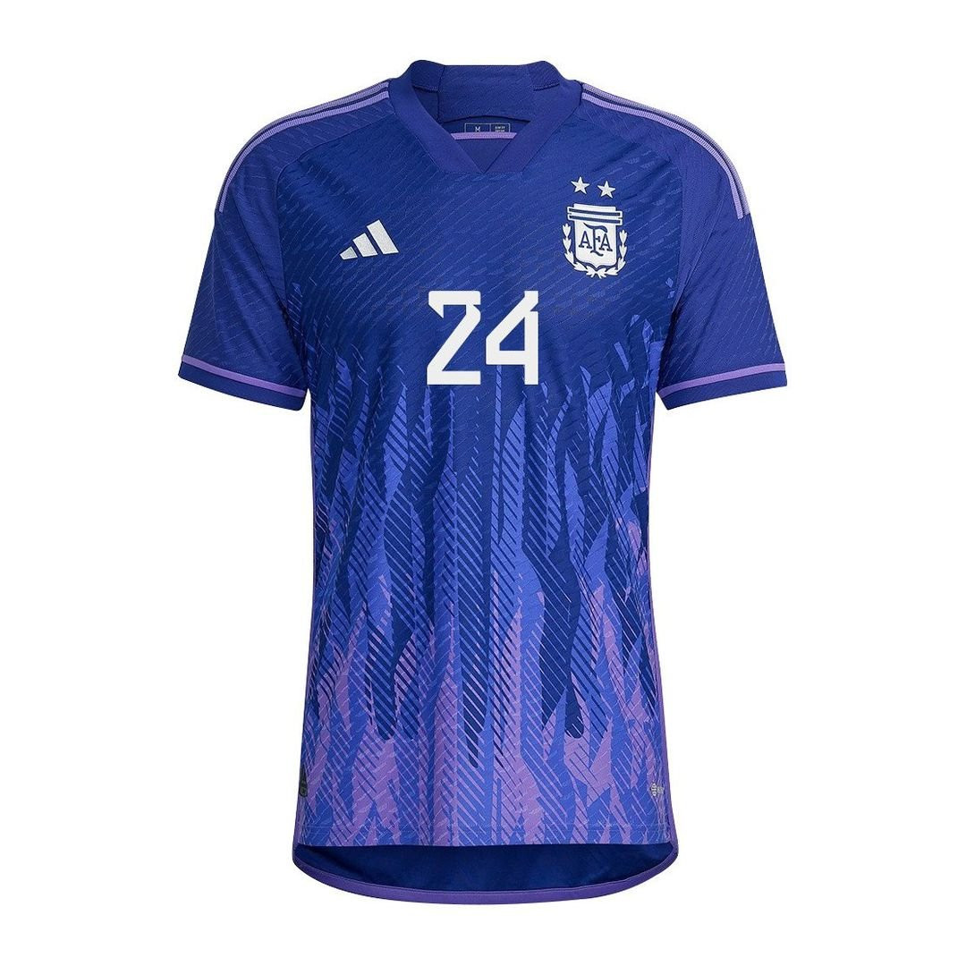 Alejandro Gómez 24 Argentina Men Away Soccer Jersey Fan Version Player Version Soccer Jersey