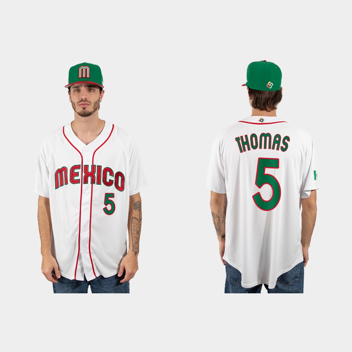Alek Thomas Mexico 2023 World Classic Jersey - White