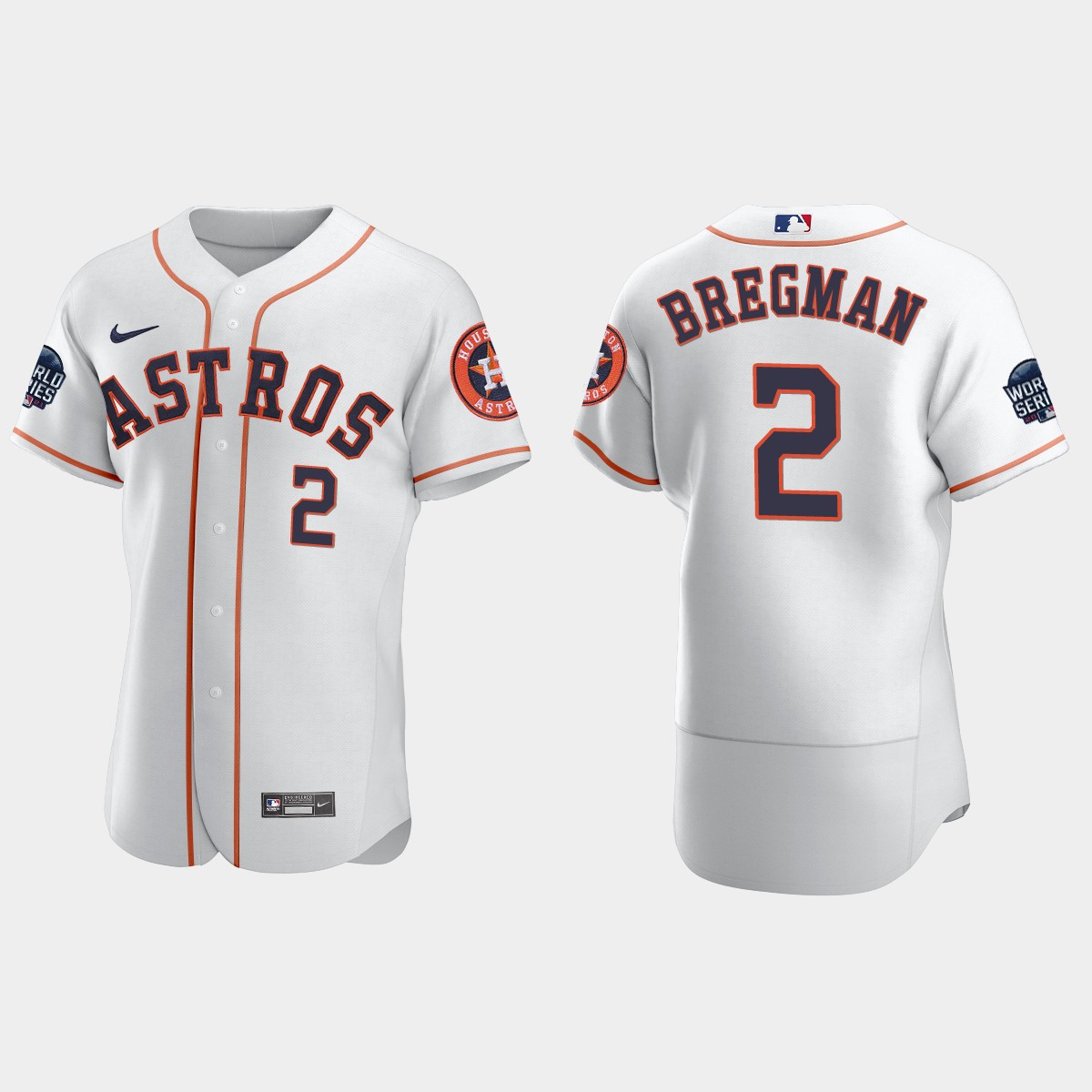 Alex Bregman Houston Astros 2021 World Series Jersey – White
