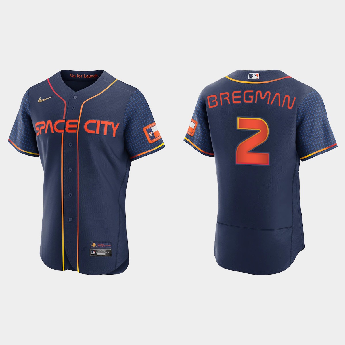 Alex Bregman Houston Astros 2022 City Connect Jersey – Navy