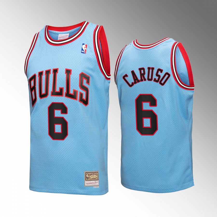 Alex Caruso #6 Chicago Bulls Reload 3.0 Blue Hardwood Classics Jersey