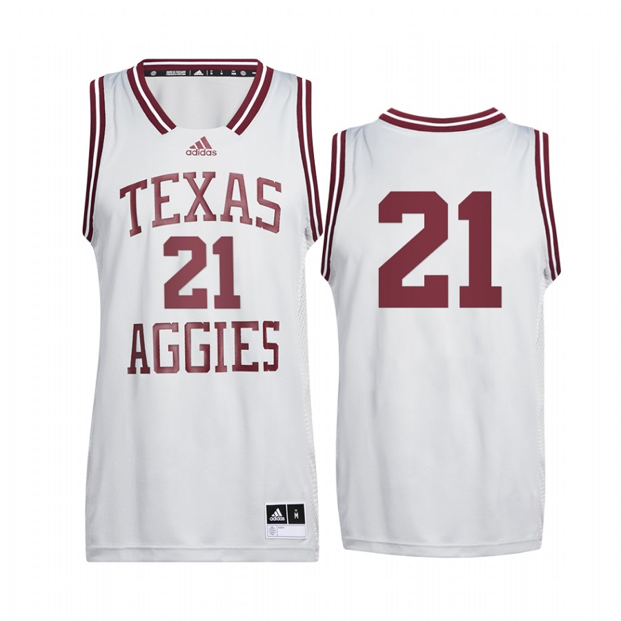 Alex Caruso Aggies White Jersey Reverse Retro Alumni