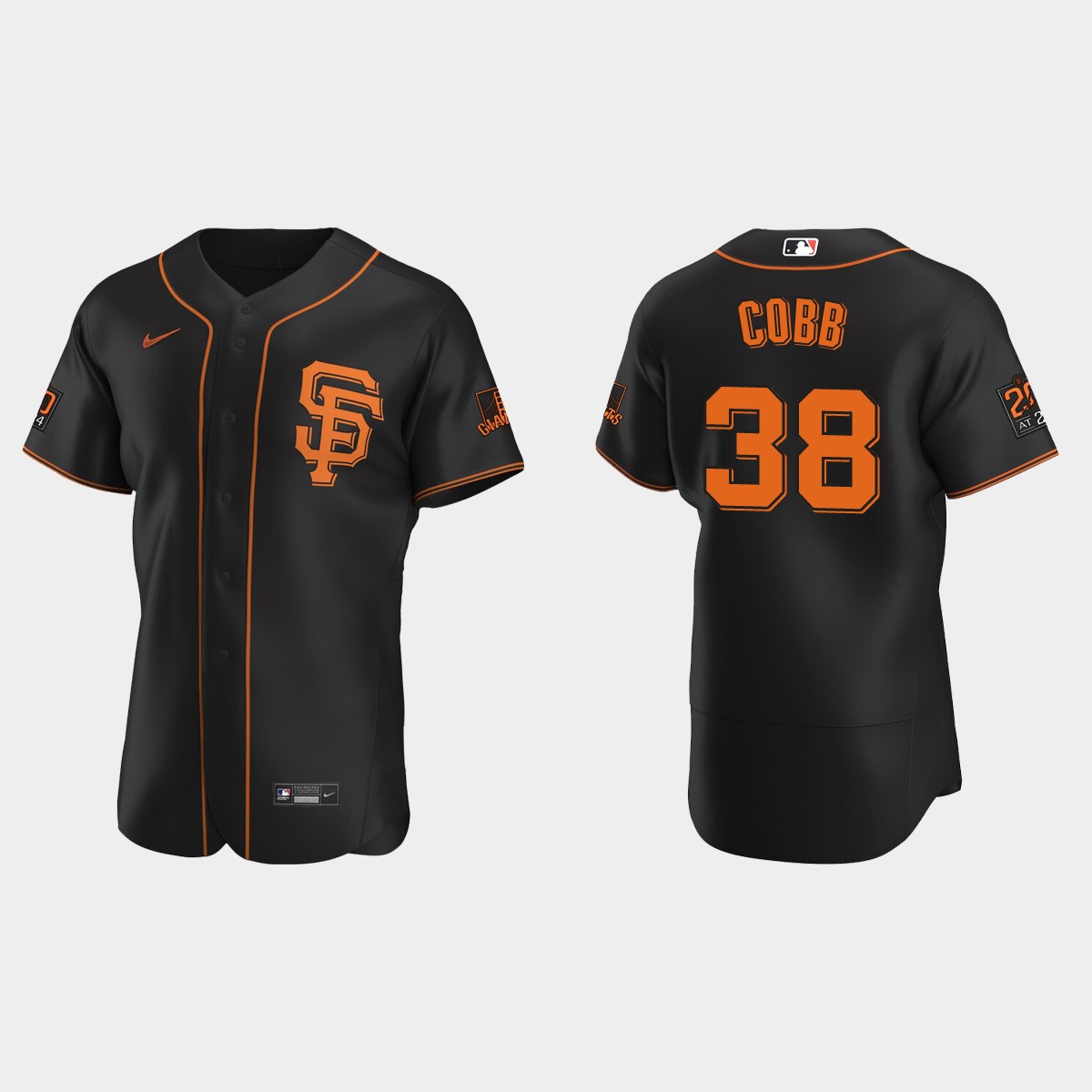 Alex Cobb San Francisco Giants Alternate Jersey – Black