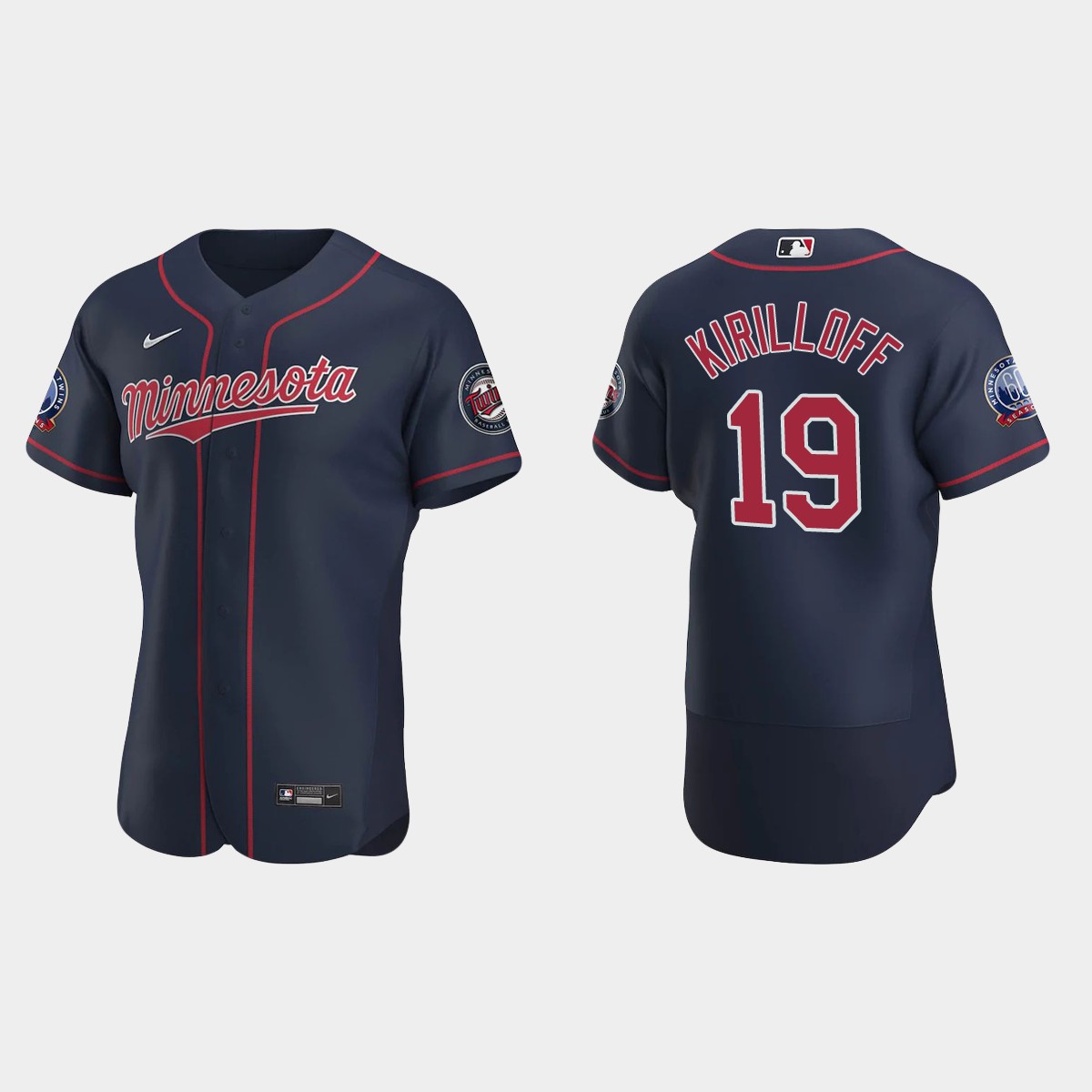 Alex Kirilloff #19 Minnesota Twins Alternate Jersey – Navy